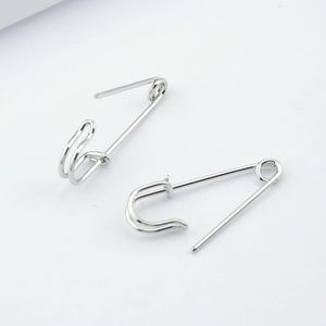 Jewelry - New Silver Safety Pin Earrings Jewelry - New Silver Safety Pin Earrings